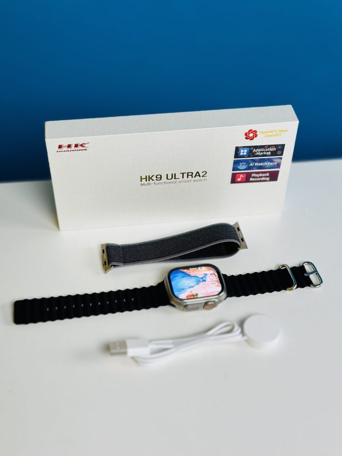 HK9 Ultra 2 AMOLED Smartwatch with ChatGPT Black Color 10 scaled