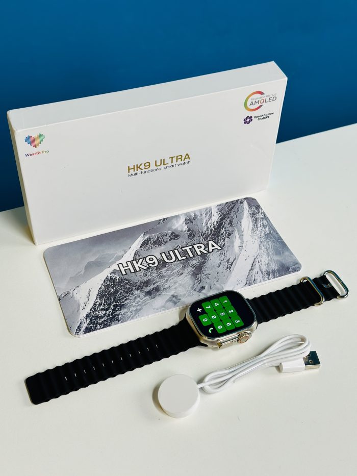 HK9 Ultra 2 AMOLED Smartwatch with ChatGPT Black Color 31