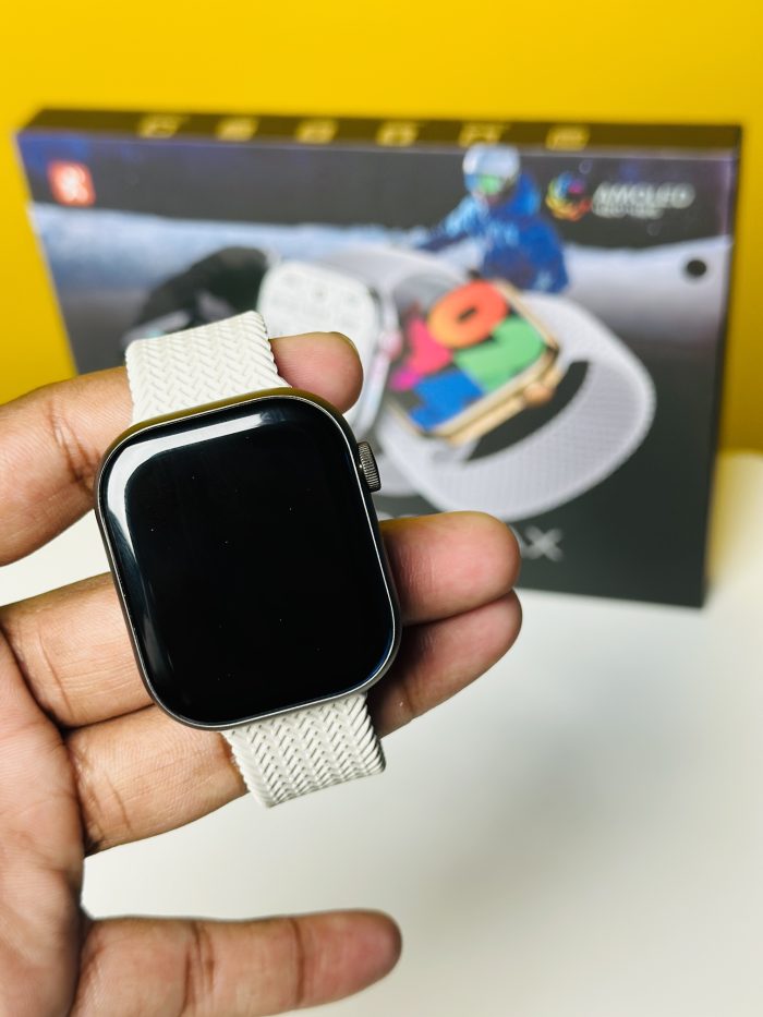 HW9 Pro Max Smart Watch 3 Straps In 1 Black Color 4