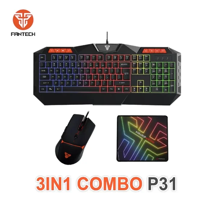Fantech P31 Keyboard Mouse Mousepad Combo