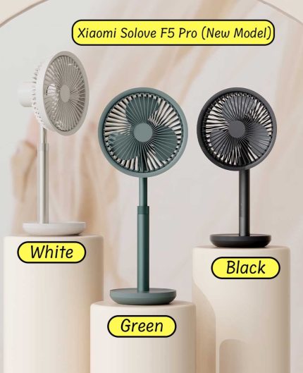 Xiaomi AISOLOVE F5 Pro Rechargeable Fan 4000mAh with Swing & Extendable