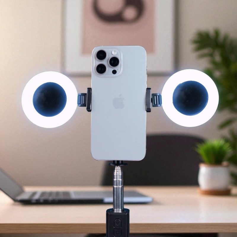 Plokama K9 Pro Double LED Selfie Stick Tripod price in bangladesh