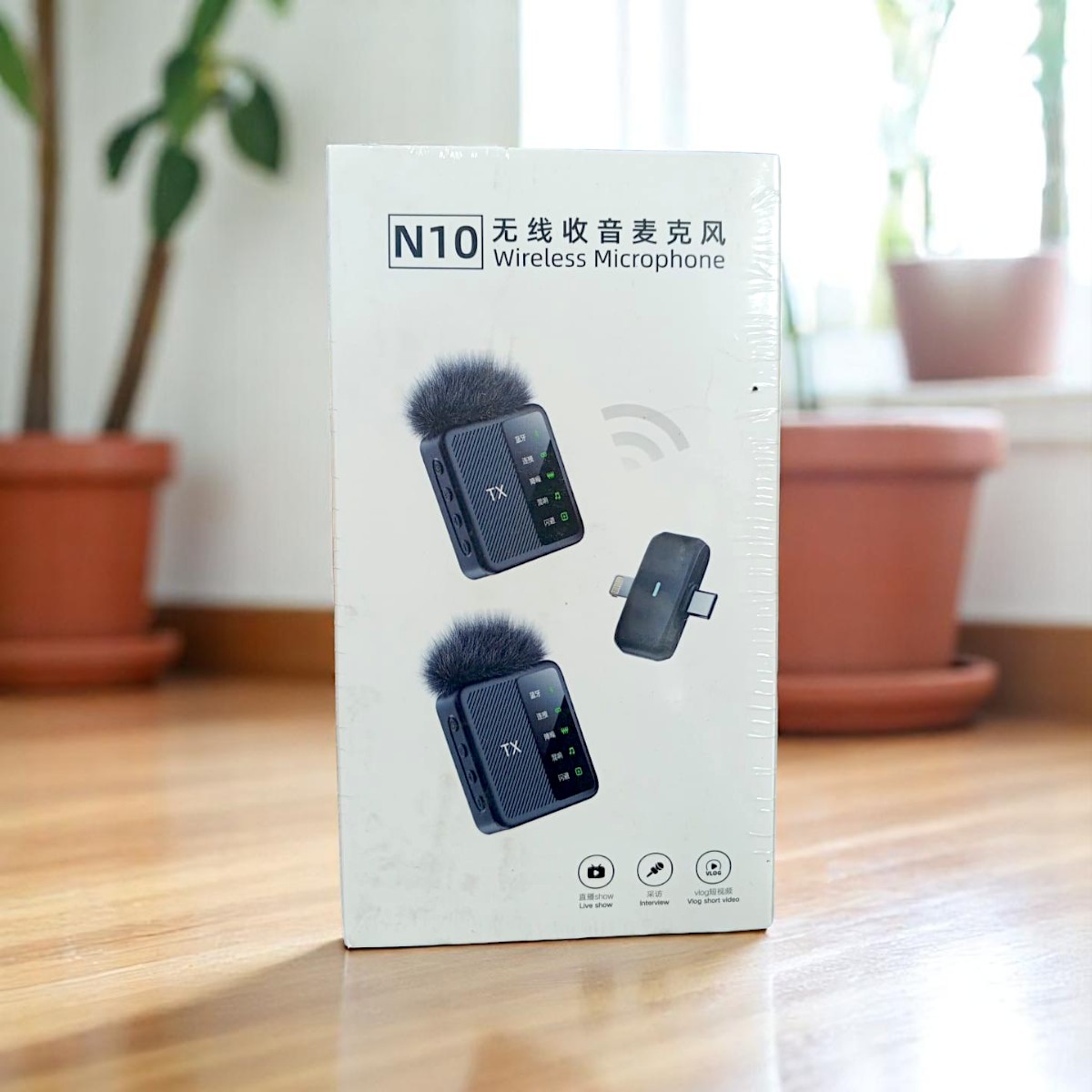 N10 Dual Wireless Microphone for Android & iPhone N10 Dual Wireless Microphone for Android & iPhone