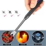 Type-C Rechargeable Windproof Arc Lighter with Flexible Neck