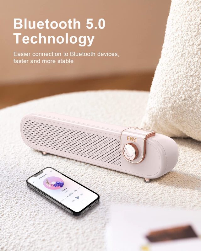EWA L102 Retro Bluetooth Speaker – Pink