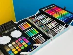 145 Piece Art Studio Colouring Briefcase Art Painting With Aluminum Case - Image 2