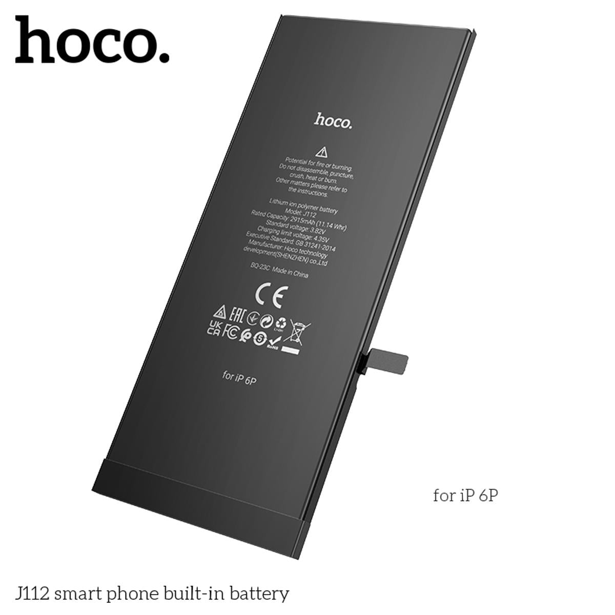 Hoco J112-ip6p Smart Li-Polymer 2915mAh Battery for iPhone 6 Plus Hoco J112-ip6p Smart Li-Polymer 2915mAh Battery for iPhone 6 Plus - Image 1