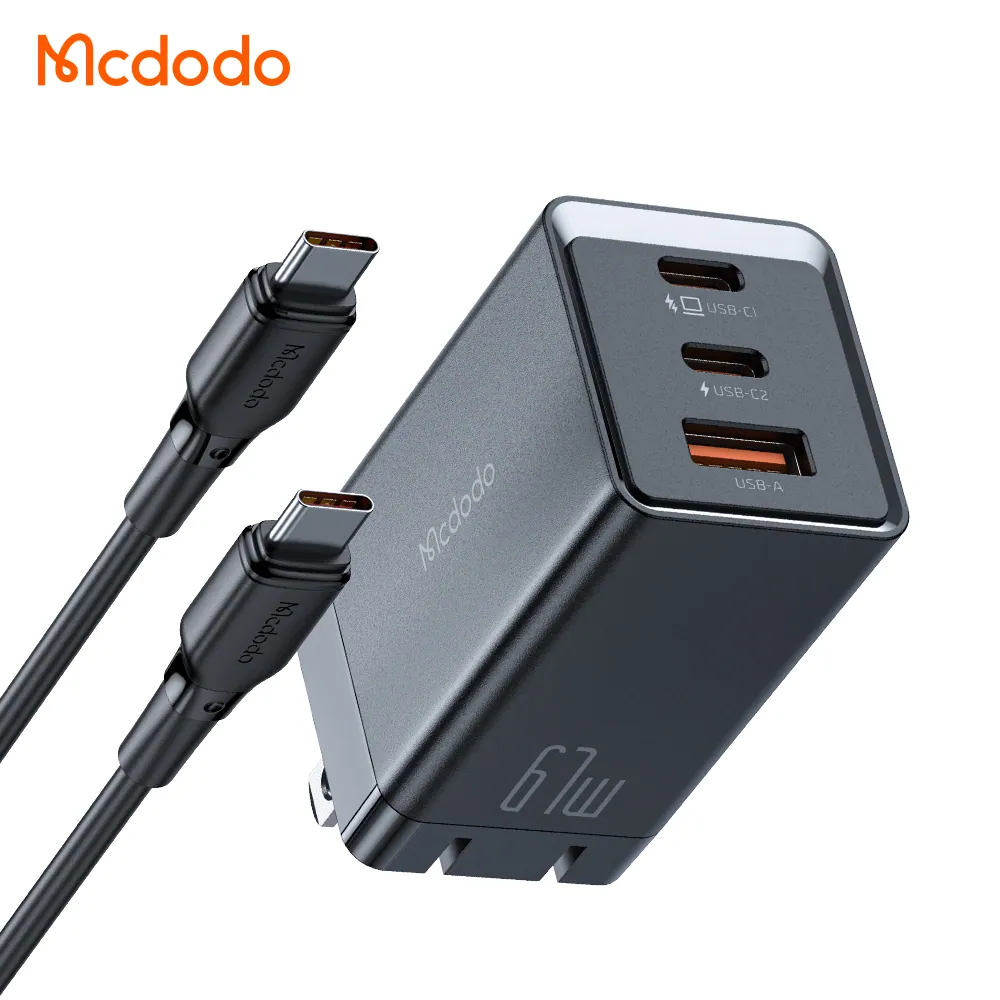 Mcdodo CH-153 67W PD GaN5 Mini Fast Charging Pro Set Mcdodo CH-153 67W PD GaN5 Mini Fast Charging Pro Set - Image 1
