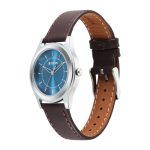 Titan Karishma Zing Quartz 1648SL01 Analog Blue Dial Leather Strap Watch for Men - Image 2