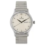 Titan Quartz NS1580SM03 Analog Silver Dial Stainless Steel Strap Watch for Men - Image 2