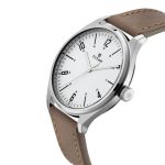 Titan Workwear Men’s Urban Edge Lustrous Silver Dial Leather Watch- 1802SL01 - Image 2